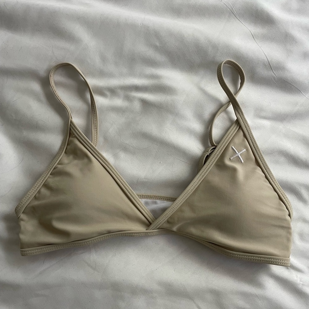 Boutine LA beige bikini top - S